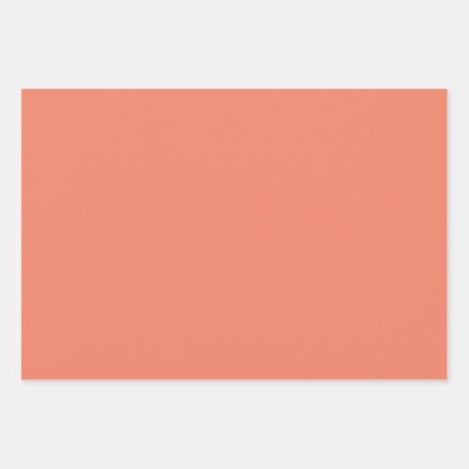 Benutzerdefiniertes elegantes Schlichtes Template Geschenkpapier Set (Vorderseite)