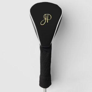 Benutzerdefiniertes elegantes Schwarzes Template G Golf Headcover