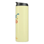 Benutzerdefiniertes elegantes Steel Tumbler-Logo Thermosbecher (Nach rechts gedreht)