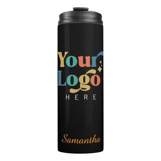 Benutzerdefiniertes elegantes Steel Tumbler-Logo Thermosbecher (Vorderseite)