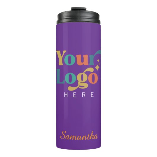 Benutzerdefiniertes elegantes Steel Tumbler-Logo Thermosbecher (Vorderseite)