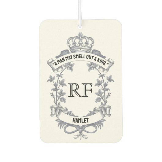 Benutzerdefiniertes elegantes zweiseitiges Zitat-M Autolufterfrischer (Vorderseite)