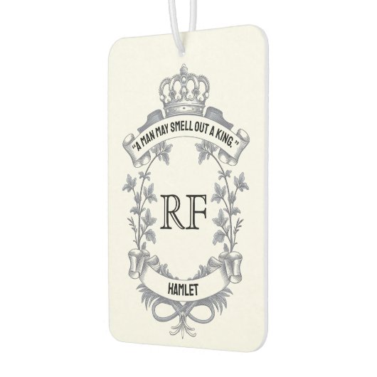 Benutzerdefiniertes elegantes zweiseitiges Zitat-M Autolufterfrischer (Links)