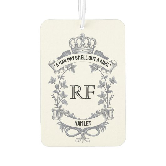 Benutzerdefiniertes elegantes zweiseitiges Zitat-M Autolufterfrischer (Rückseite)