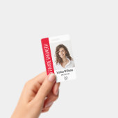 Benutzerdefiniertes Employee Grosses Foto, BarCode Ausweis (Handheld)