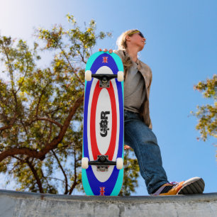 Benutzerdefiniertes englisches Farbfeld-Skateboard Skateboard