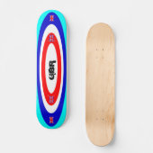 Benutzerdefiniertes englisches Farbfeld-Skateboard Skateboard (Vorderseite)