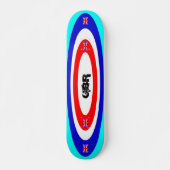 Benutzerdefiniertes englisches Farbfeld-Skateboard Skateboard (Vorne)