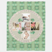 Benutzerdefiniertes Ereignis.Jubiläum Wiedersehen  Fleecedecke (Vorderseite)