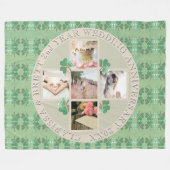 Benutzerdefiniertes Ereignis.Jubiläum Wiedersehen  Fleecedecke (Vorderseite (Horizontal))