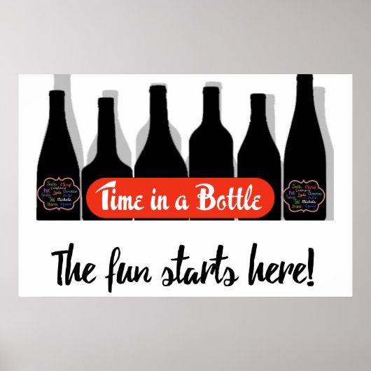 Benutzerdefiniertes Ereignisposter Poster (Vorne)