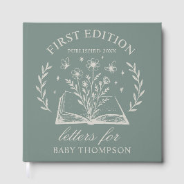Benutzerdefiniertes Erstausgabe-Buch Baby Shower G Gästebuch