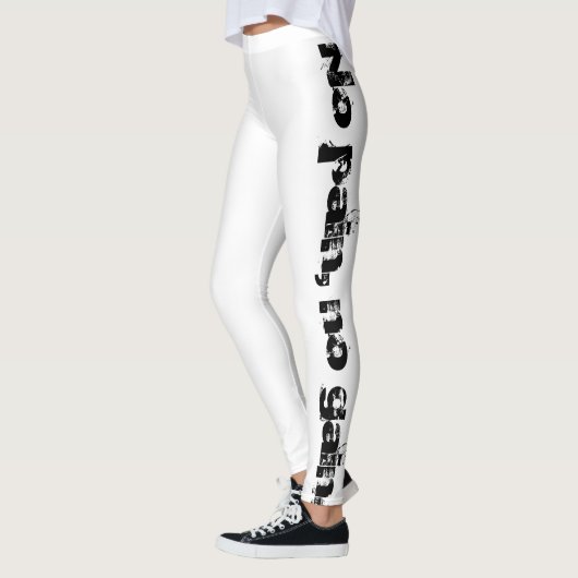 Benutzerdefiniertes Erstellen eines eigenen Textes Leggings (Links)