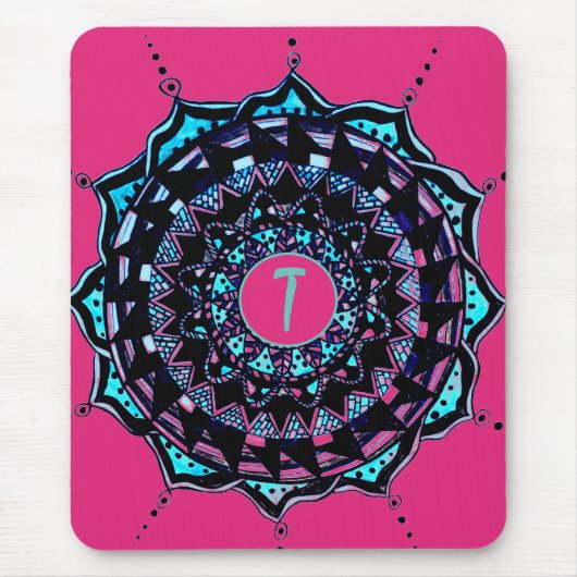Benutzerdefiniertes erstes Mandala-Design Mousepad (Vorne)