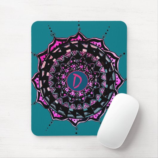 Benutzerdefiniertes erstes Mandala-Design Mousepad (Mit Mouse)