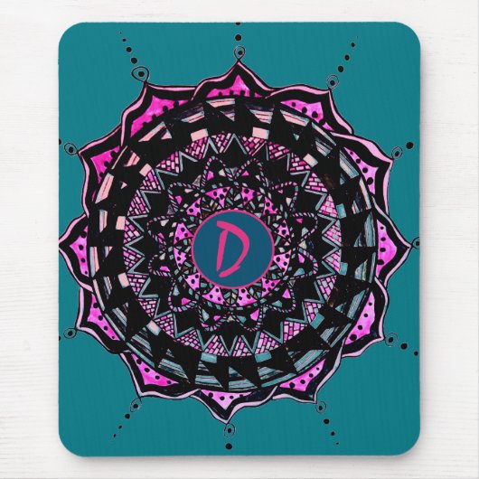 Benutzerdefiniertes erstes Mandala-Design Mousepad (Vorne)