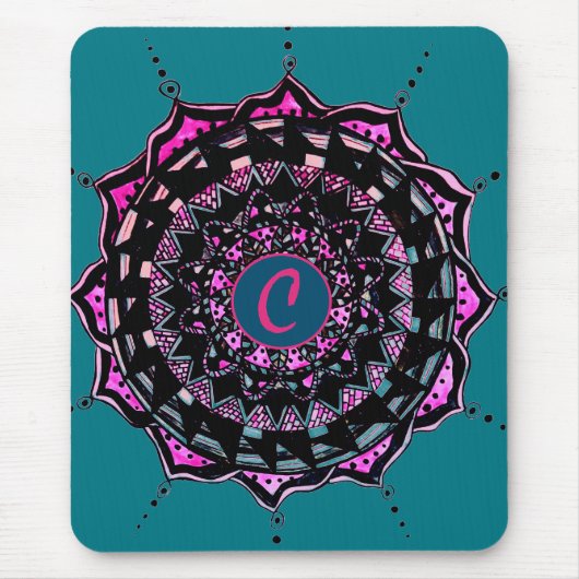 Benutzerdefiniertes erstes Mandala-Design Mousepad (Vorne)