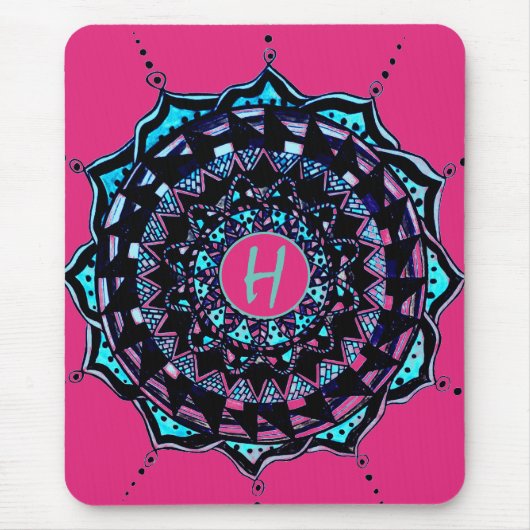 Benutzerdefiniertes erstes Mandala-Design Mousepad (Vorne)
