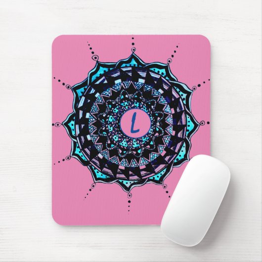 Benutzerdefiniertes erstes Mandala-Design Mousepad (Mit Mouse)