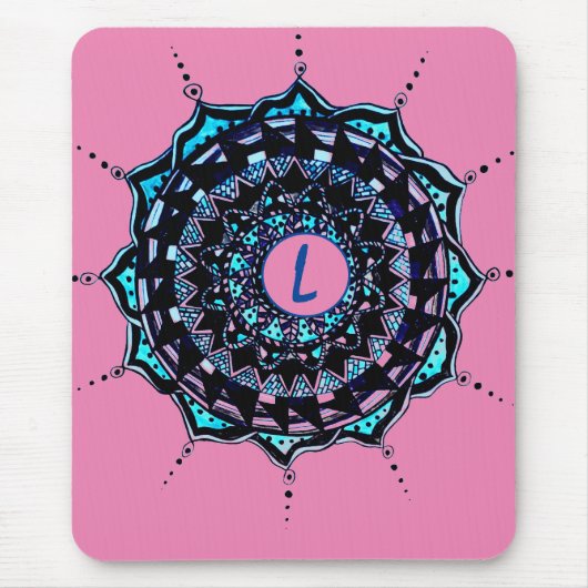 Benutzerdefiniertes erstes Mandala-Design Mousepad (Vorne)