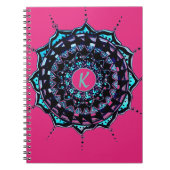 Benutzerdefiniertes erstes Mandala-Design Notizblock (Vorderseite)