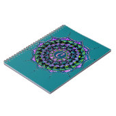 Benutzerdefiniertes erstes Mandala-Design Notizblock (Linke Seite)