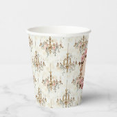 Benutzerdefiniertes erstes Rokoko-Coquette-Regency Pappbecher (Rechts)