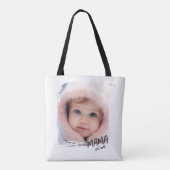 Benutzerdefiniertes Etabliertes Foto Mama Tasche (Rückseite)