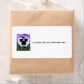 benutzerdefiniertes Etikett - Blauweiß und Lila Pa (Insitu)