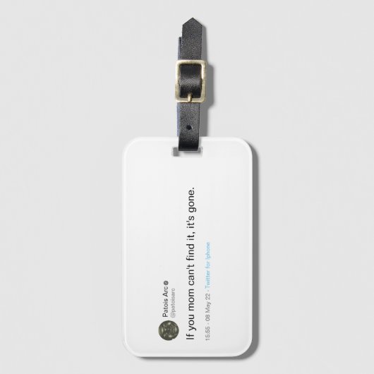 Benutzerdefiniertes Etikett Gepäckanhänger (Vorderseite Vertikal)