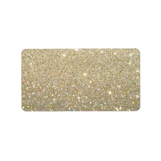 Benutzerdefiniertes Etikett - Glit Fab Adressaufkleber (Vorne)