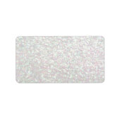 Benutzerdefiniertes Etikett - Glit Fab - Irisieren Adressaufkleber (Vorne)