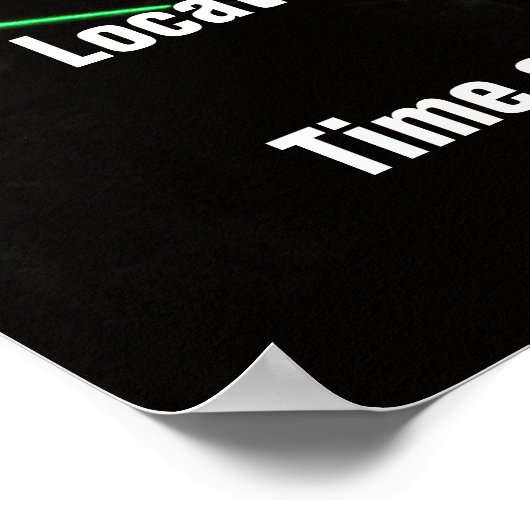 Benutzerdefiniertes EVENT-Party-Poster Poster (Ecke)