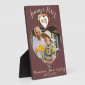 Benutzerdefiniertes Event Tabletop Plaque mit Ease Fotoplatte (Seite)