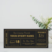 Benutzerdefiniertes Event-Ticket, Konzert-Fake-Tic Einladung (Stehend Vorderseite)