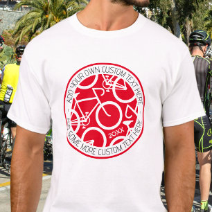 Benutzerdefiniertes Fahrrad T-Shirt