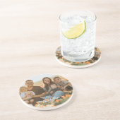 Benutzerdefiniertes familiäres Foto mit individuel Getränkeuntersetzer (Seite)