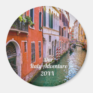 Benutzerdefiniertes Familien Italien Reise Foto Magnet