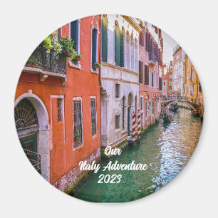 Benutzerdefiniertes Familien Italien Reise Foto Magnet