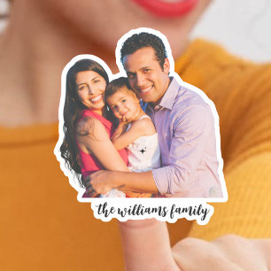 Benutzerdefiniertes Familienfoto Aufkleber