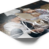 Benutzerdefiniertes Familienfoto mit individuellem Fotodruck (Ecke)