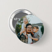 Benutzerdefiniertes Familienfoto personalisiert  Button (Vorne & Hinten)