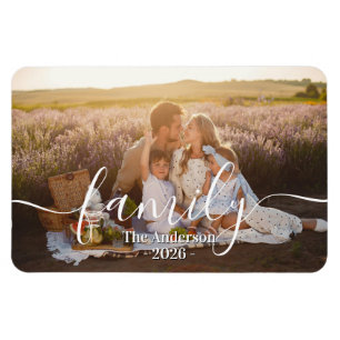 Benutzerdefiniertes Familienfoto – Personalisierte Magnet