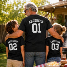 Benutzerdefiniertes Familienname Pop-Trikot Vatert