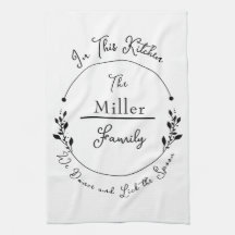 Benutzerdefiniertes Familiennamens-Kreis-Design