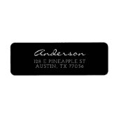 benutzerdefiniertes Familienskript | Schwarz | RÜC (Vorne)