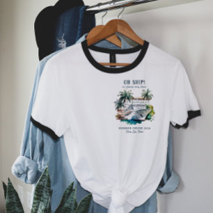 Benutzerdefiniertes Familientreffen Kreuzfahrtschi T-Shirt