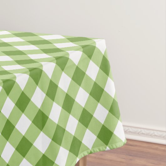 Benutzerdefiniertes Farb-Gingham-Muster Tischdecke (Beispiel)