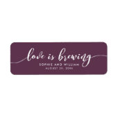 Benutzerdefiniertes Farb-Relax-Skript Love is Brew (Vorne)