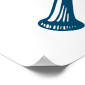 Benutzerdefiniertes FarbBaseball Poster (Ecke)